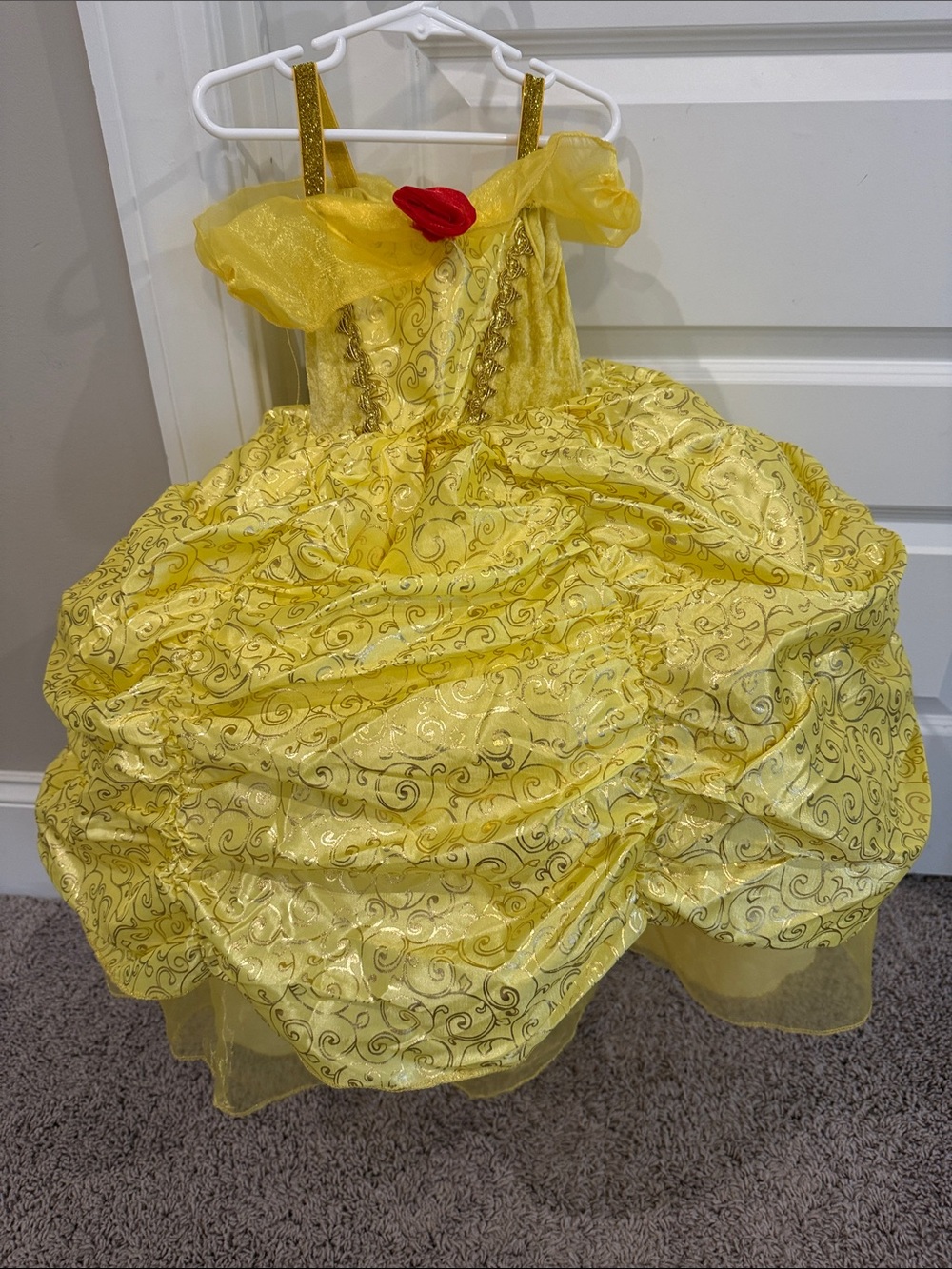 Beauty and the beast Belle Princess Ball Gown Costume